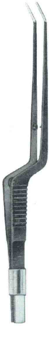 BİPOLAR PENSET BAYONET İZOLELİ 19CM NO-D